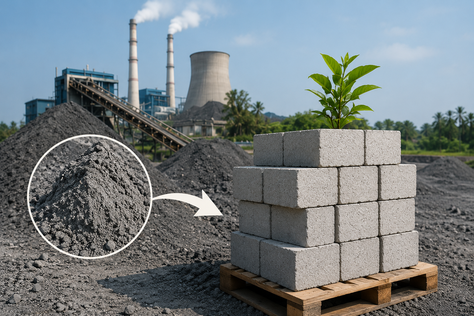 Eco-friendly — a productive reuse of industrial waste